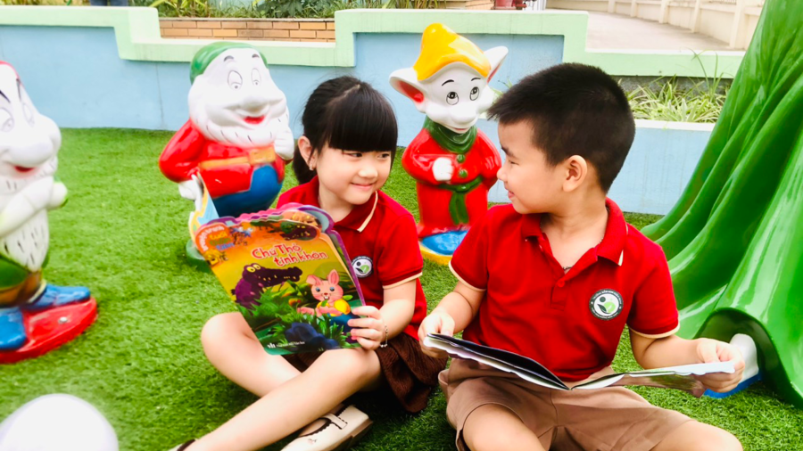 Trường Mầm non Xuân Quan tổ chức hưởng ứng  ngày sách và văn hóa đọc Việt Nam lần thứ ba năm 2024
